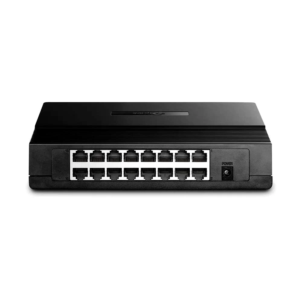 tp-link TL-SF1016D Fast Ethernet (10/100) Schwarz Netzwerk-Switch