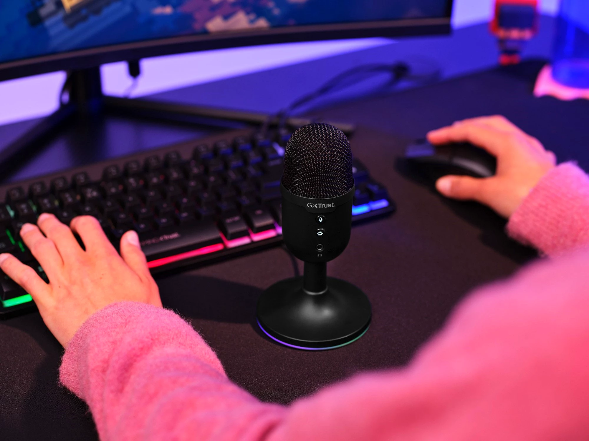 Trust Mikrofon GXT234 YUNIX USB Gaming Mikrofon Streaming